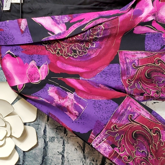 Vintage | Kensington Square 80s Pink and Purple Blazer Jacket - Picture 4 of 9